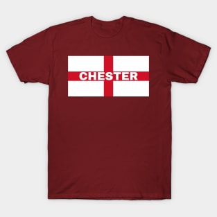 Chester City in English Flag T-Shirt